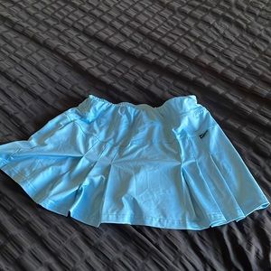 blue tennis skirt